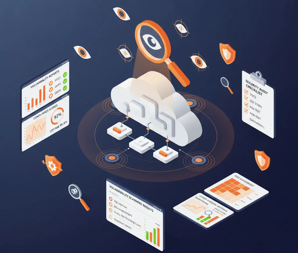 Scan Phase - Cloud Health & Audit showing security assessment and vulnerability scanning